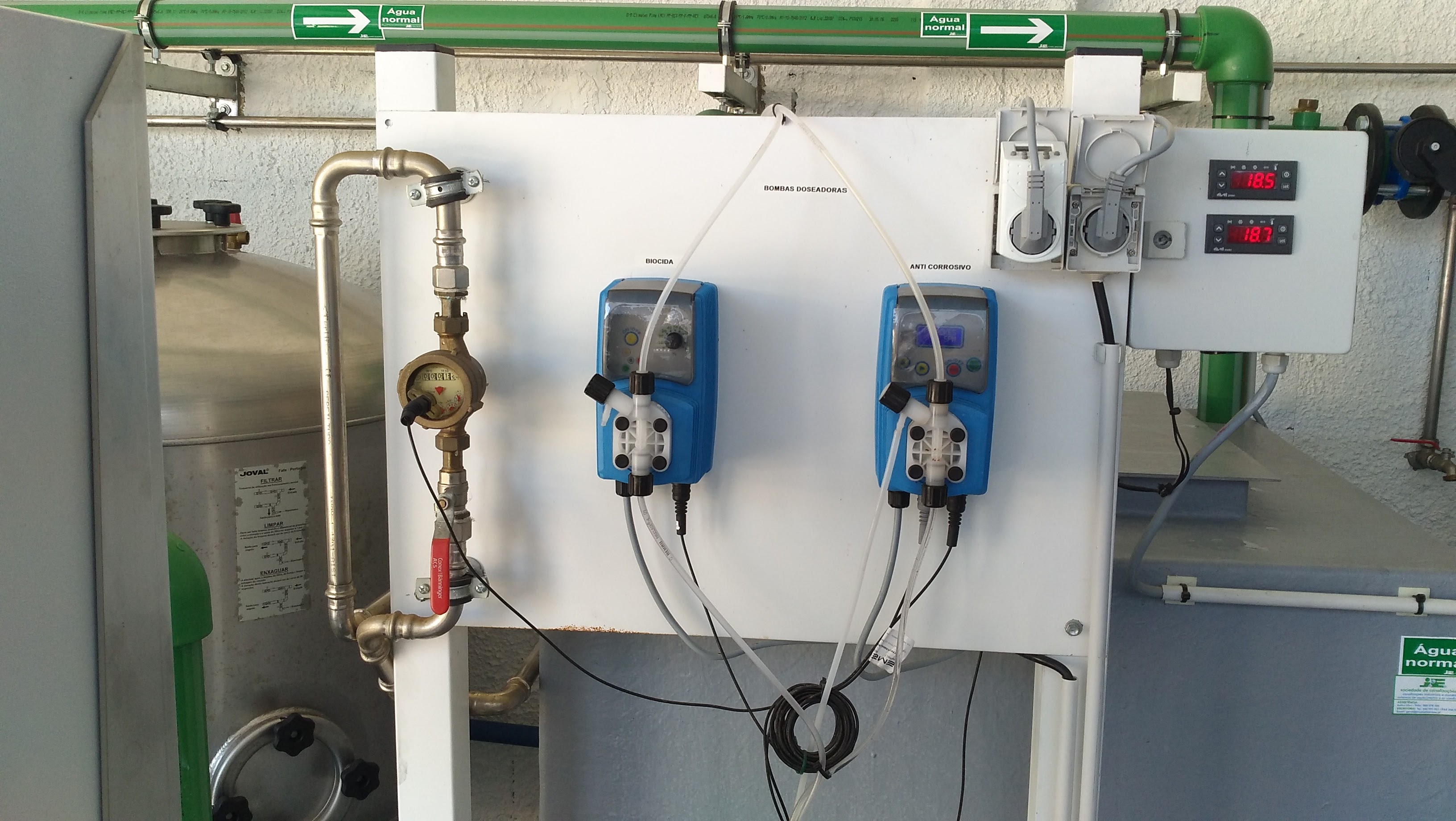Sistema Simples Desinfeção Agua e Controlo Legionela